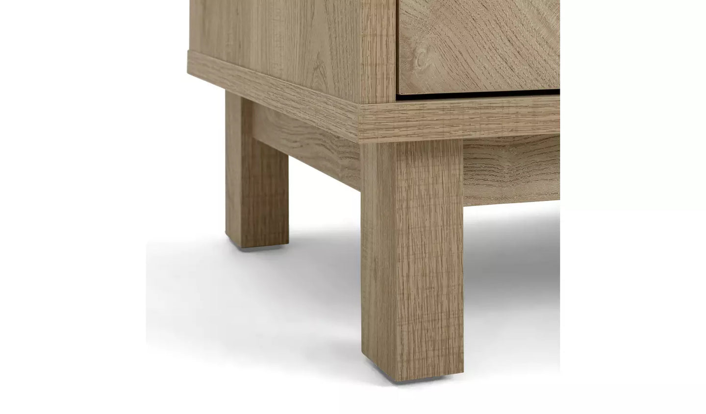 Assembled Habitat Fynn 3 Door Sideboard - Oak